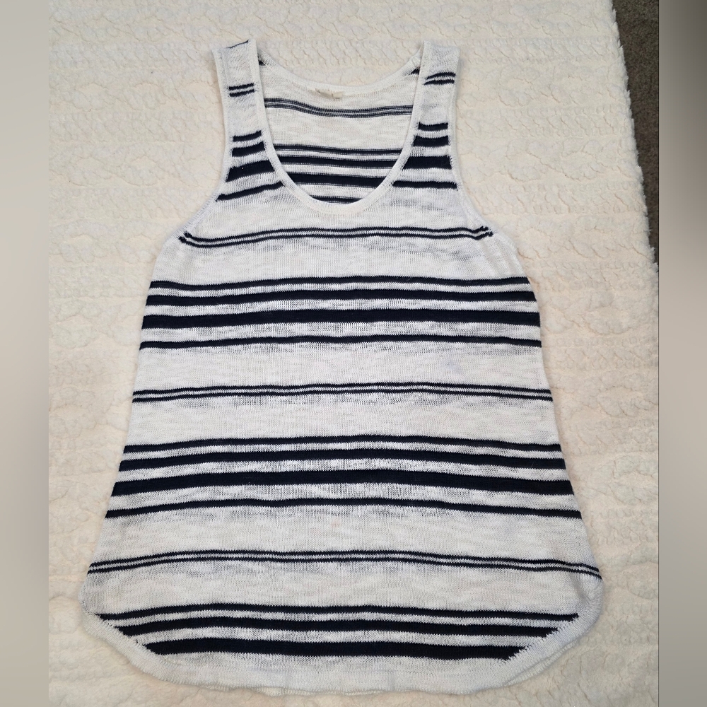 Moth Anthropologie Striped Knit Tank Top – Size Small